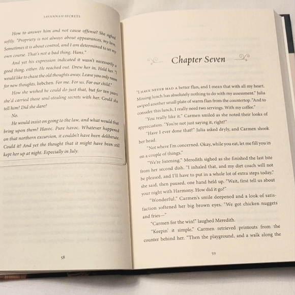 NEW Savannah Secrets - A Fallen Petal Hardcover Book - Picture 7 of 17